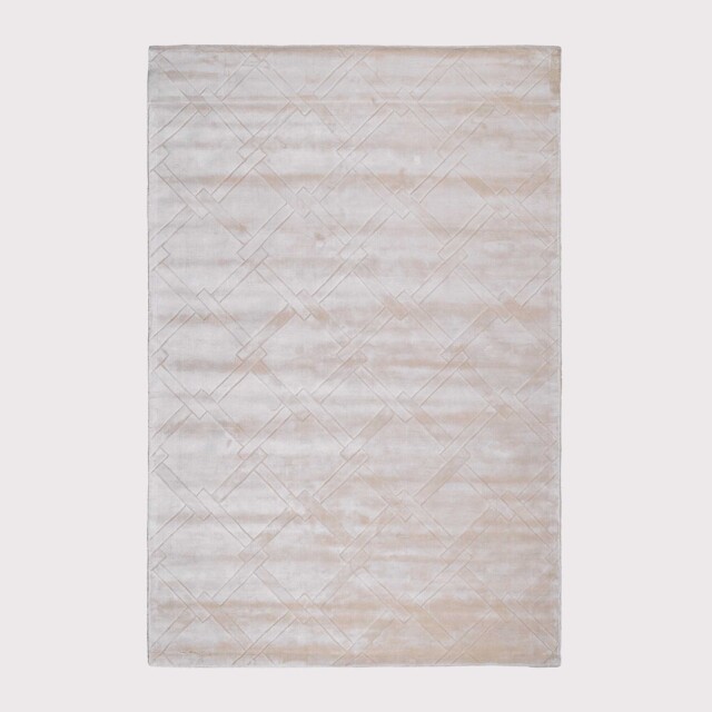 Eichholtz La Belle Carpet Silver Sand 300x400cm Rug, Square Viscose - Barker & Stonehouse - image 1