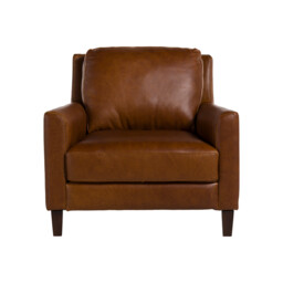 Albard Armchair, Brown Leather - Barker & Stonehouse - thumbnail 2