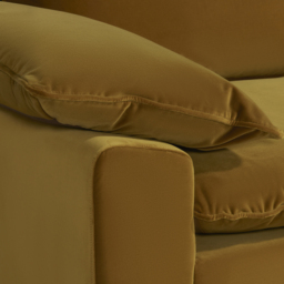 Titan RHF Chaise Corner Sofa, Gold Velvet - Barker & Stonehouse - thumbnail 3
