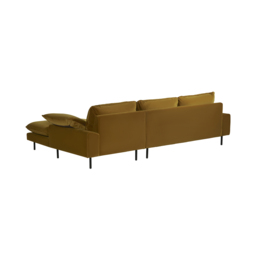 Titan RHF Chaise Corner Sofa, Gold Velvet - Barker & Stonehouse - thumbnail 6