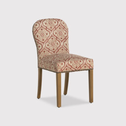 Gable x Linwood Dining Chair, Red Fabric - Barker & Stonehouse - thumbnail 2