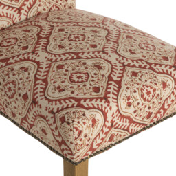 Gable x Linwood Dining Chair, Red Fabric - Barker & Stonehouse - thumbnail 6