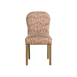 Gable x Linwood Dining Chair, Red Fabric - Barker & Stonehouse - thumbnail 4
