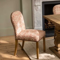 Gable x Linwood Dining Chair, Red Fabric - Barker & Stonehouse - thumbnail 5