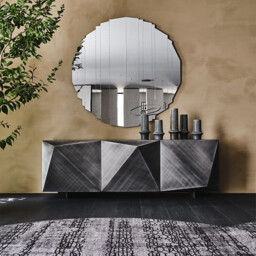 Cattelan Italia Kayak 3 Door Sideboard H73Cm, Grey - Barker & Stonehouse - thumbnail 3