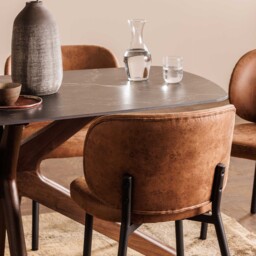 Elodie Dining Chair, Neutral Fabric - Barker & Stonehouse - thumbnail 3