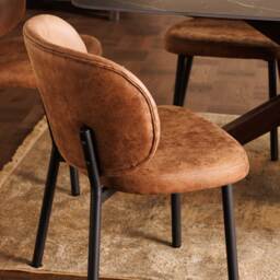 Elodie Dining Chair, Neutral Fabric - Barker & Stonehouse - thumbnail 2