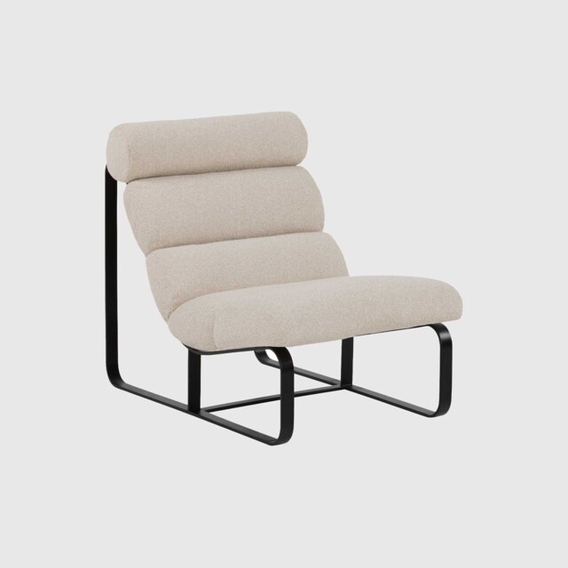Lucien Accent Armchair, White Fabric - Barker & Stonehouse - image 1