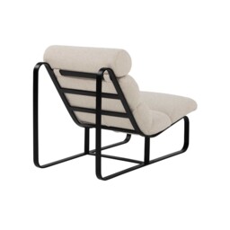 Lucien Accent Armchair, White Fabric - Barker & Stonehouse - thumbnail 4