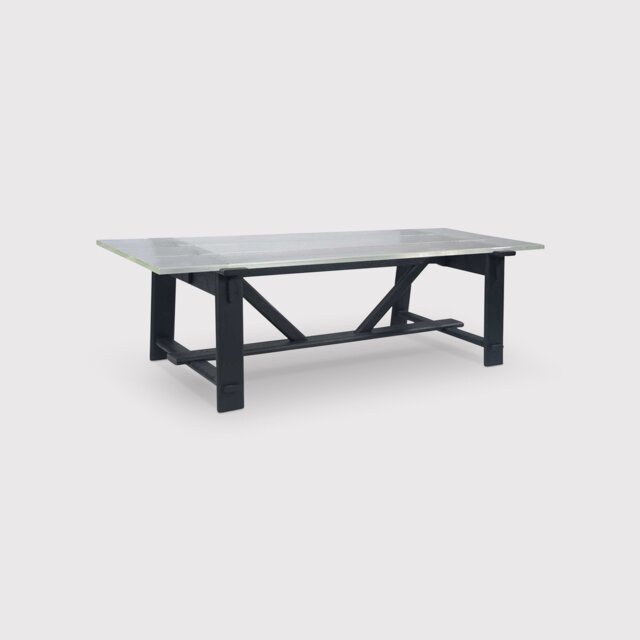 Timothy Oulton Iceberg Dining Table 260Cm, Neutral Glass - W260cm - Barker & Stonehouse - image 1