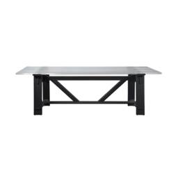 Timothy Oulton Iceberg Dining Table 260cm, Neutral Glass - W260cm - Barker & Stonehouse - thumbnail 3