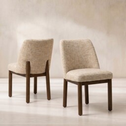 Durris Dining Chair 54X64X86Cm, Neutral Fabric - Barker & Stonehouse