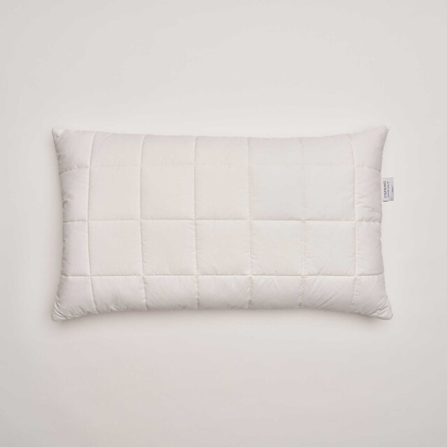 Vispring Wool Pillows 90X50, White Fabric - Barker & Stonehouse - image 1