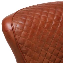Timothy Oulton Side Saddle Dining Chair With Arms, Red Leather - Barker & Stonehouse - thumbnail 3