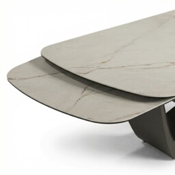 Torvik Extension Table 220/320X100X76Cm, White Ceramic - Barker & Stonehouse - thumbnail 4