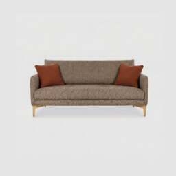 Ercol Aosta Medium Sofa, Brown Fabric - Barker & Stonehouse