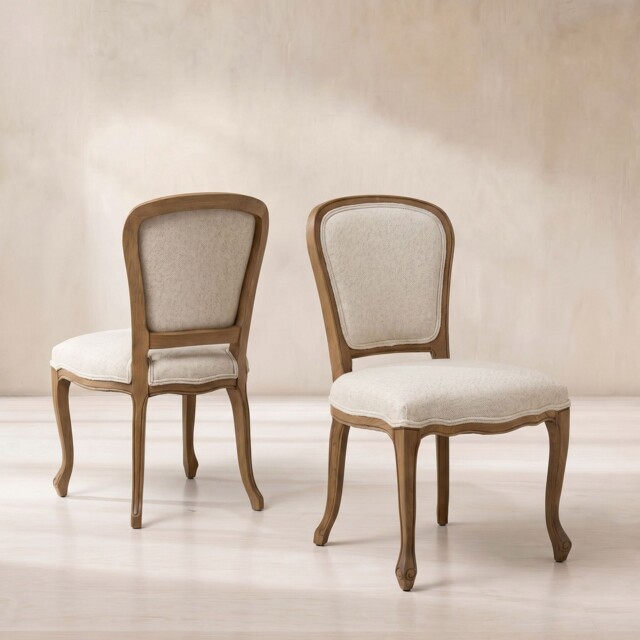 Wingate Dining Chair, Neutral Fabric - Barker & Stonehouse - image 1