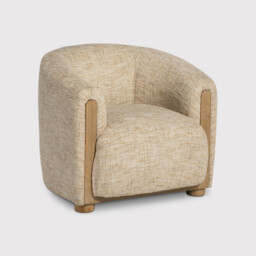 Persley Accent Armchair, Neutral Fabric - Barker & Stonehouse