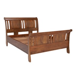 New Frontier 135cm Sleigh Bed, Wood - Double - Barker & Stonehouse - thumbnail 4