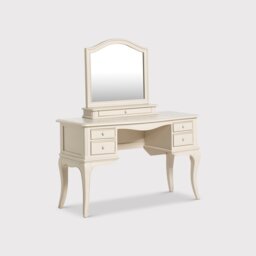 Calista Gallery Mirror, Square, White Wood - Barker & Stonehouse