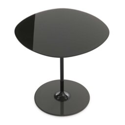 Kartell Thierry Side Table 45x45x45 Black, Round Glass - Barker & Stonehouse - thumbnail 4