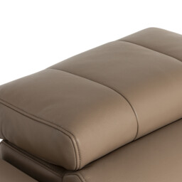 Rochester Armchair Power Recliner with Head Tilt, Neutral Leather - Barker & Stonehouse - thumbnail 5