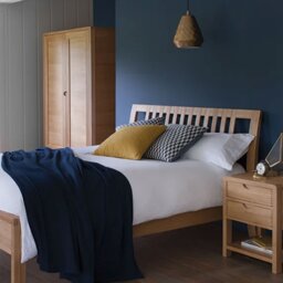 Ercol Bosco 2 Drawer Bedside Cabinet, Neutral Oak - Barker & Stonehouse - thumbnail 2