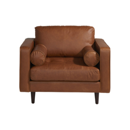 Hemingway Armchair, Brown Leather - Barker & Stonehouse - thumbnail 5
