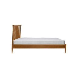 Ercol Salina Double Spindle Headboard Bed, Neutral Wood - Barker & Stonehouse - thumbnail 6