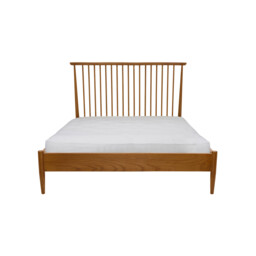 Ercol Salina Double Spindle Headboard Bed, Neutral Wood - Barker & Stonehouse - thumbnail 4