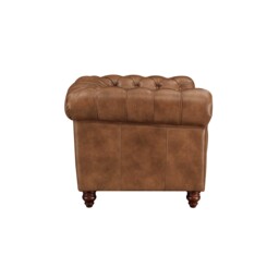 Ullswater Club Armchair 2034 Dark Rum FL, Brown Leather - Barker & Stonehouse - thumbnail 5