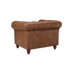 Ullswater Club Armchair 2034 Dark Rum FL, Brown Leather - Barker & Stonehouse - thumbnail 3