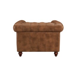 Ullswater Club Armchair 2034 Dark Rum FL, Brown Leather - Barker & Stonehouse - thumbnail 4