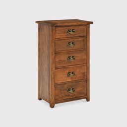New Frontier 5 Drawer Chest, Mango Wood - Barker & Stonehouse - thumbnail 1
