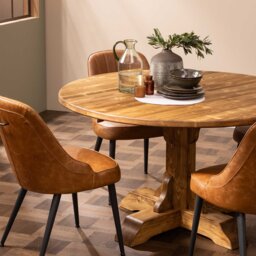 Covington Round Dining Table 140cm, Round, Timber Wood - Barker & Stonehouse - thumbnail 2