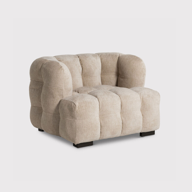 Lenor Occasional Armchair, White Boucle - Barker & Stonehouse - image 1