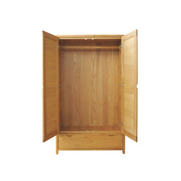 Ercol Bosco 2 Door Wardrobe, Brown Oak - Barker & Stonehouse - thumbnail 5