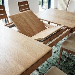 Ercol Romana Medium Extending Dining Table, Neutral Oak - Barker & Stonehouse - thumbnail 3