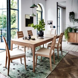 Ercol Romana Medium Extending Dining Table, Neutral Oak - Barker & Stonehouse - thumbnail 2