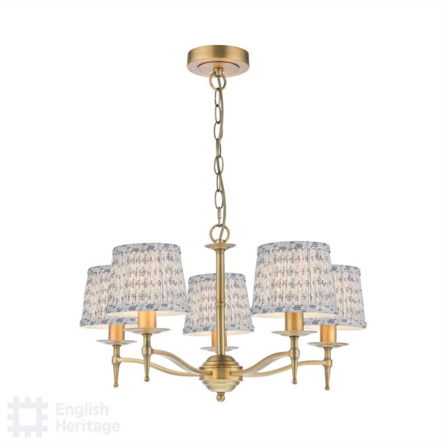 Marble Hill 5 Light Pendant, Gold Metal - Barker & Stonehouse - image 1