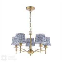 Marble Hill 5 Light Pendant, Gold Metal - Barker & Stonehouse - thumbnail 2