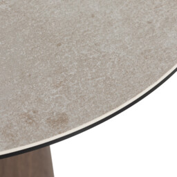 Cosmos Side Table, Round, White Ceramic - Barker & Stonehouse - thumbnail 6
