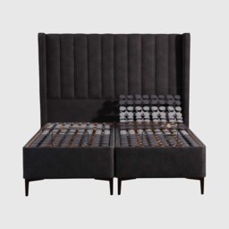 Tempur Suffolk King Slim Disc Adj Divan Bed, Purple Velvet - Barker & Stonehouse - thumbnail 2
