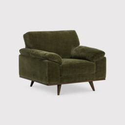 Bowes Armchair, Green Fabric - Barker & Stonehouse - thumbnail 1