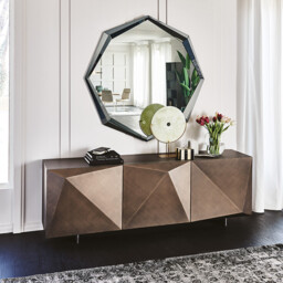 Cattelan Italia Kayak 3 Door Sideboard H73Cm, Bronze - Barker & Stonehouse - thumbnail 4
