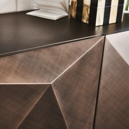 Cattelan Italia Kayak 3 Door Sideboard H73Cm, Bronze - Barker & Stonehouse - thumbnail 3
