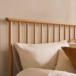Ercol Teramo Double King Bed, Neutral Wood - Barker & Stonehouse - thumbnail 4
