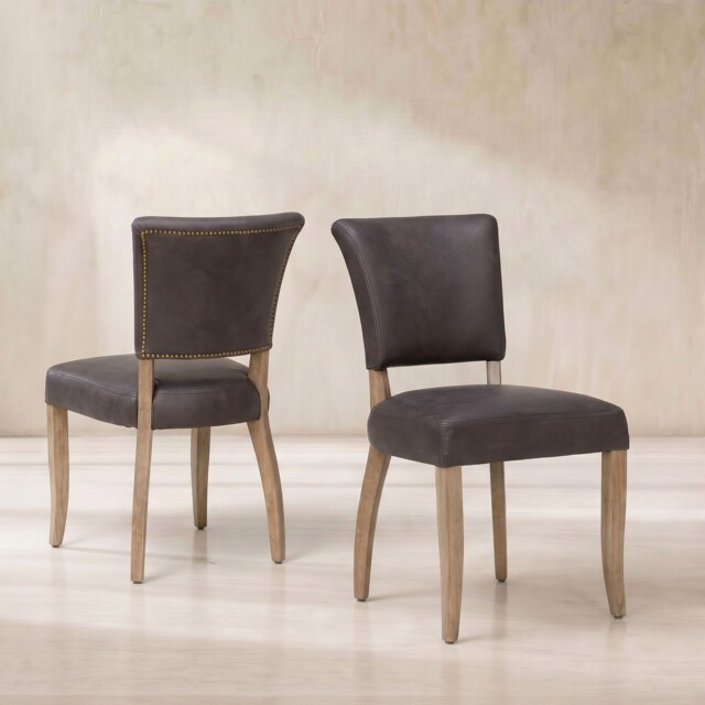 Timothy Oulton Mimi Dining Chair, Black Leather - Barker & Stonehouse - image 1