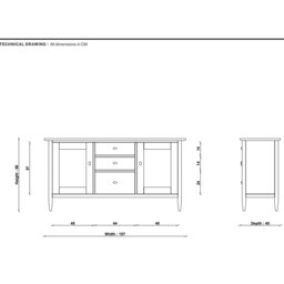Ercol Teramo Large Sideboard, Neutral Oak - Barker & Stonehouse - thumbnail 5
