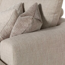 Lomax RHF Large Chaise Corner Modular Sofa with Table, Neutral Fabric - Barker & Stonehouse - thumbnail 4